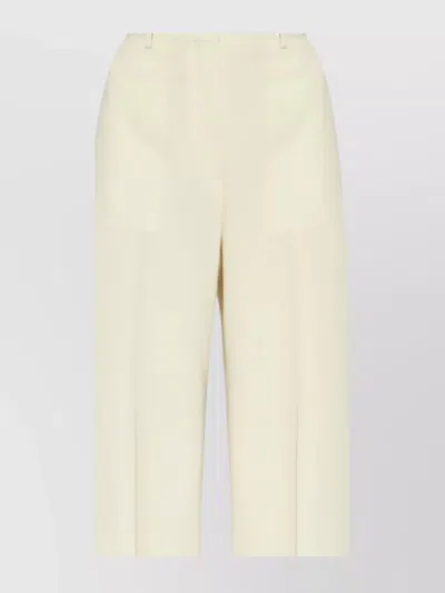 Theory Pleated Trousers With Belt Loops And Pockets