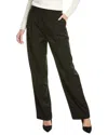 Theory High-waist Straight-leg Pant In Good Wool