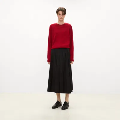 Theory Pleated Wrap Skirt In Drape Flannel In Animal Print