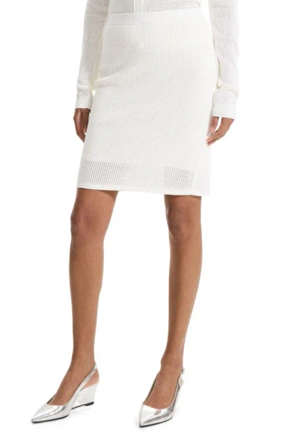 THEORY POINTELLE STITCH SKIRT