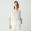 Theory White Crewneck T-shirt In White