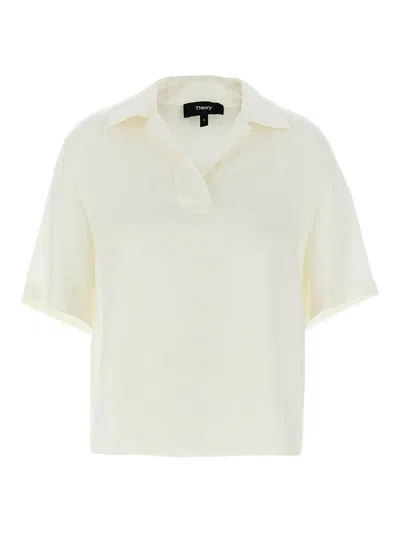 THEORY POLO - BLANCO