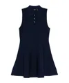 Theory Polo-collar A-line Dress In Black