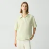 Theory Polo Shirt In Relaxed Linen