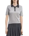 Theory Polo Shirt In Grey