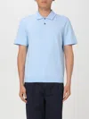 Theory Regular Fit Polo Shirt In Gnawed Blue