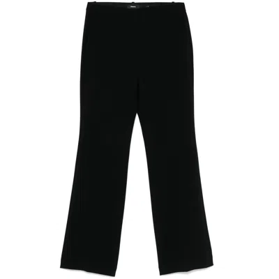 Theory Polyester Pants In Black