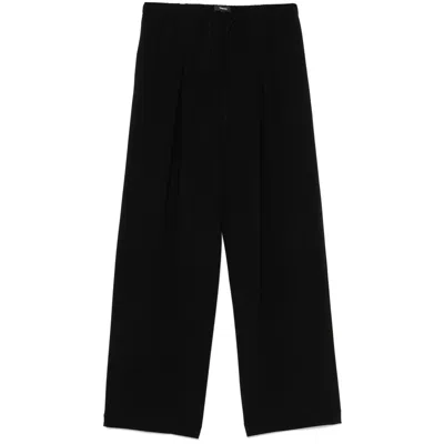 Theory Polyester Pants In Black