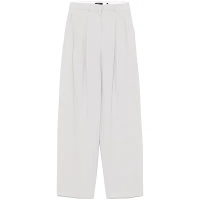 Theory Polyester Pants In White