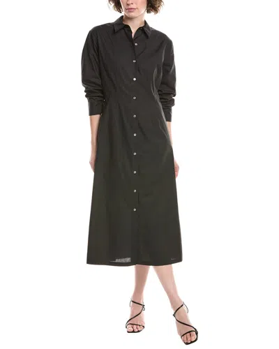 Theory Poplin Dress In Black
