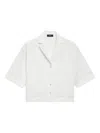 Theory Poplin Shirt In White