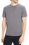 Theory Precise Tee In Cotton Jersey In Gray