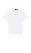 Theory Precise Cotton Tee In White