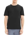 Theory Regal Wool Blend Tee In Black