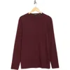 Theory Precise Long Sleeve T-shirt In Malbec