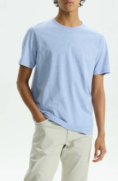 Theory Precise Luxe Cotton Jersey Tee In Clear Sky