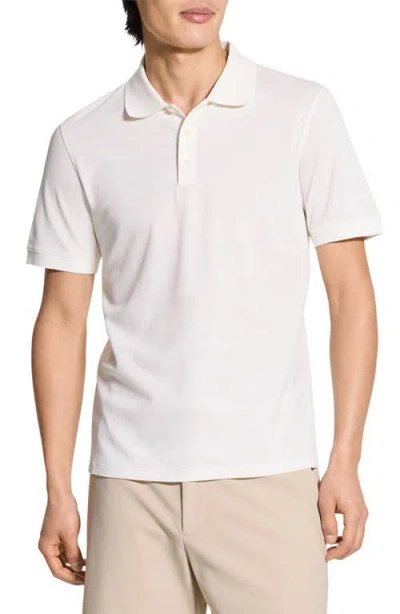 Theory Classic Short-sleeved Polo Shirt In White