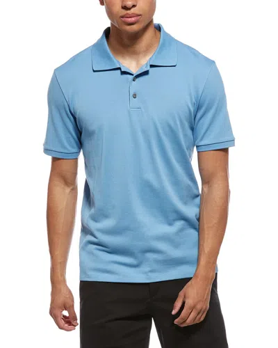 Theory Precise Polo Shirt In Blue