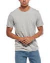Theory Precise Luxe Cotton T-shirt In Gray