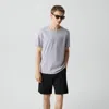Theory Precise Tee In Cotton Jersey In Gray