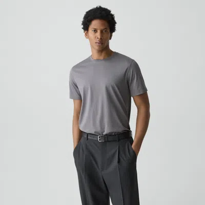 Theory Precise Tee In Cotton Jersey In Black