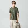 Theory Precise Tee In Cotton Jersey In Green