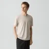 Theory Precise Tee In Cotton Jersey In Neutral