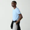 Theory Precise Tee In Luxe Cotton Jersey In Clear Sky