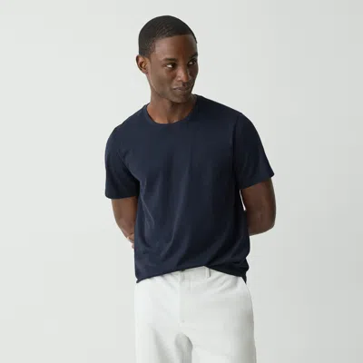 Theory Precise Tee In Luxe Cotton Jersey In Eclipse