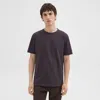 Theory Precise Tee In Pima Cotton Jersey In Hickory Melange