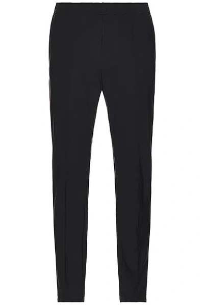 Theory Curtis Drawstring Precision Ponte Pants Black In Baltic
