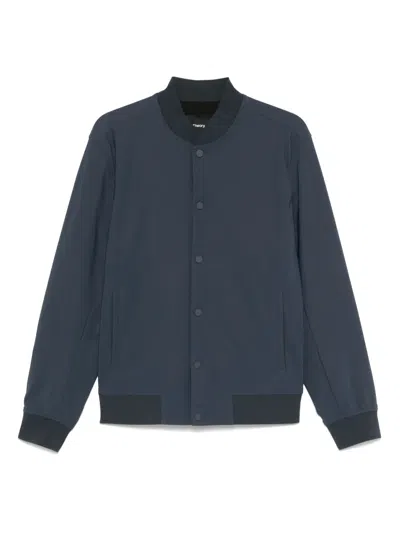 Theory Murphy Precision Bomber Jacket In Brown