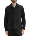 Theory River Trucker Jacket In Neoteric Twill In Black