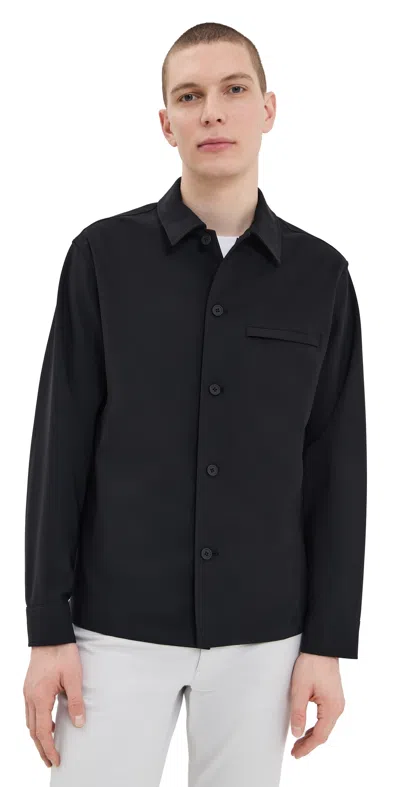 Theory Precision Ponte Overshirt Black