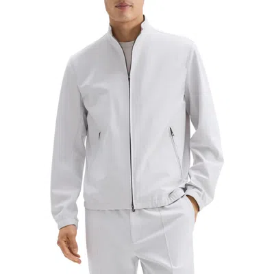 Theory Precision Ponte Zip Jacket In Fog
