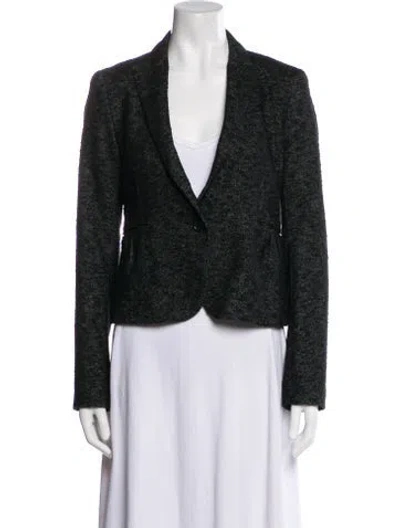 Pre-owned Theory Printed Blazer W/ Tags In Green