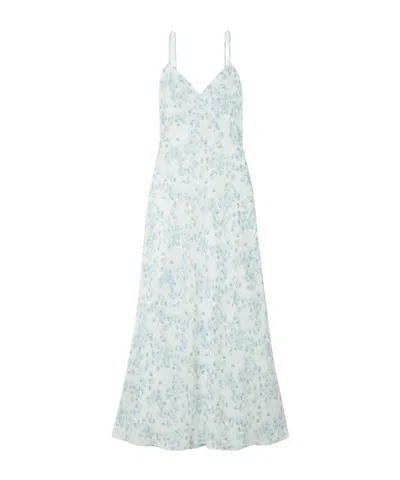 Theory Printed Dress In White