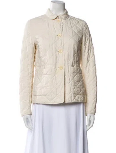 Pre-owned Theory Printed Jacket In White