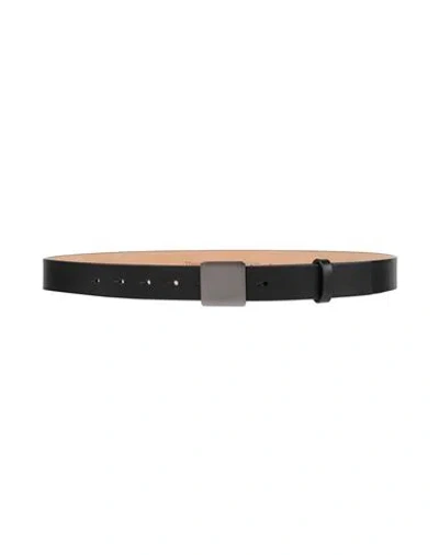 Theory Project Man Belt Black Size 34 Cow Leather