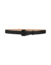 Theory Project Man Belt Black Size 34 Cow Leather In Black