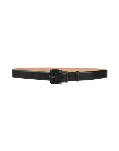 Theory Project Man Belt Black Size 34 Cow Leather