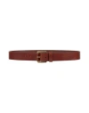 Theory Project Man Belt Brown Size 32 Cowhide In Brown
