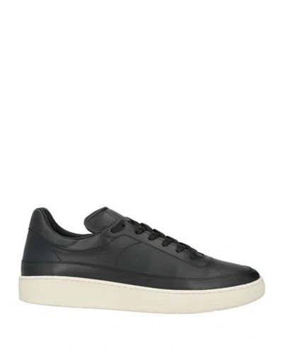 Theory Project Man Sneakers Black Size 8 Calfskin