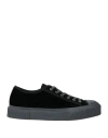 Theory Project Man Sneakers Black Size 8 Textile Fibers, Rubber In Black