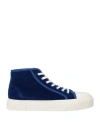 Theory Project Man Sneakers Bright Blue Size 9 Textile Fibers, Rubber