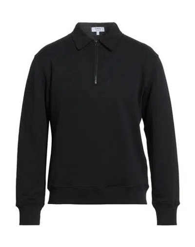 Theory Project Man Sweatshirt Black Size Xs Cotton In Gold