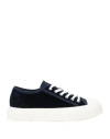 Theory Project Woman Sneakers Midnight Blue Size 8 Textile Fibers In Blue