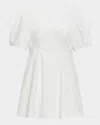 Theory Puff-sleeve Mini Dress