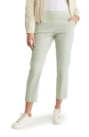 Theory Pull-on Crop Pants In Green