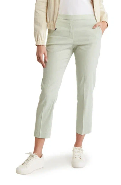 Theory Pull-on Crop Pants In Mint